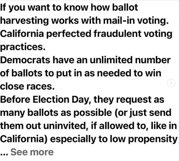 Fact Check California Has Not Perfected Fraudulent Voting Practices